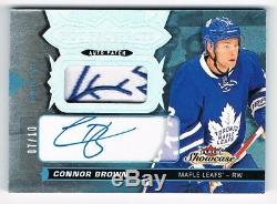 2016-17 Fleer Showcase Rookie Autograph Patch White Hot Connor Brown 07/10