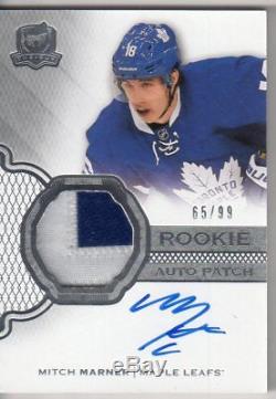 2016/17 MITCH MARNER THE CUP AUTO ROOKIE PATCH #65/99 TORONTO MAPLE LEAFS 176 gs