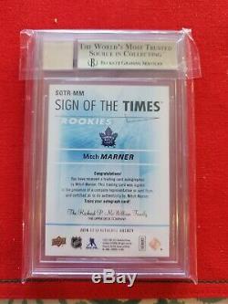 2016-17 Mitch Marner SP Authentic Sign of Times SOTT Auto RC BGS 9.5 TRUE GEM 10