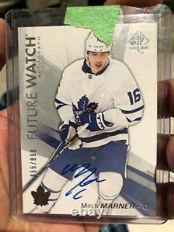 2016-17 SP Authentic Future Watch Auto /999 Mitch Marner Maple Leafs