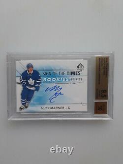 2016-17 SP Authentic Sign Of The Times Auto 027/199 Mitch Marner BGS 9.5