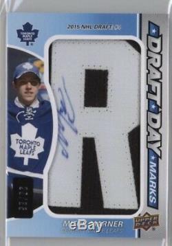 2016-17 SP Game Used Mitch Marner Draft Day Marks R 25/35 Toronto Maple Leafs