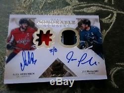 2016-17 The Cup Alexander Ovechkin Pavelski Auto Honorable Numbers 8
