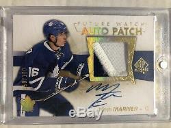 2016-17 UD SP Authentic #148 MITCH MARNER Future Watch Patch Auto /100 RC