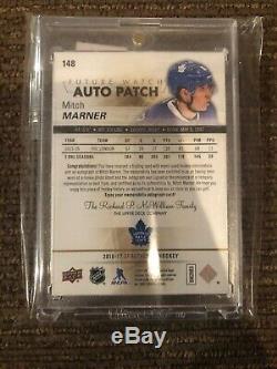 2016-17 UD SP Authentic #148 MITCH MARNER Future Watch Patch Auto /100 RC