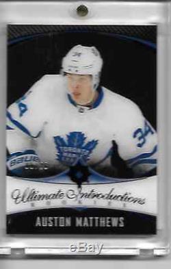 2016-17 Ultimate Introductions Black Auston Matthews 5/25 Toronto Maple Leafs