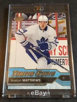 2016-17 Upper Deck Auston Matthews Young Guns RC Rookie Toronto Maple Leafs