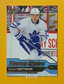 2016-17 Upper Deck Series 2 Auston Matthews Young Guns Rookie #201 Maple Leafs