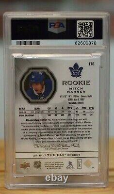 2016/17 Upper Deck The Cup Mitch Marner Rookie Autograph Patch Card 64/99