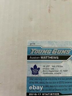 2016-17 Upper Deck Young Guns AUSTON MATTHEWS YG #201 Rookie RC MAPLE LEAFS HOT