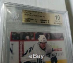 2016/17 Upper Deck Young Guns Canvas Mitch Marner BGS 10 Rookie RC Maple Leafs