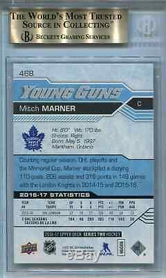 2016-17 Upper Deck Young Guns Mitch Marner RC Toronto Maple Leafs BGS 9.5