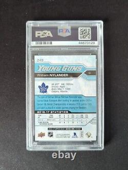 2016-17 Upper Deck Young Guns William Nylander PSA 10 GEM MT Rookie Card Hockey