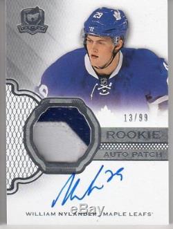 2016/17 WILLIAM NYLANDER THE CUP AUTO ROOKIE PATCH #13/99 TORONTO MAPLE LEAFS gs