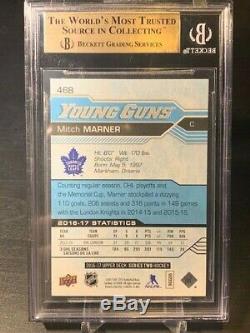 2016-17 Young Guns #468 Mitch Marner BGS 9.5 True Gem With 10's Subs! WOW
