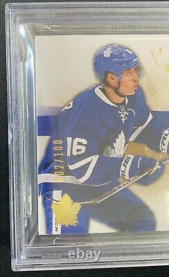 2016 2016-17 Sp Authentic Mitch Marner Future Watch Patch Auto 21/100 Bgs 8.5 Dr