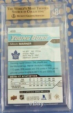 2016 2016-17 Upper Deck Mitch Marner Young Guns Rc Bgs 9.5 468 Maple Leafs