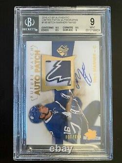 2016 Mitch Marner SP authentic Rookie Materials Jersey Patch auto /100 BGS9 MINT