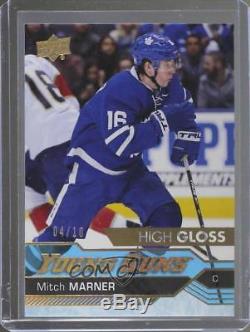 2016 Upper Deck High Gloss #468 Young Guns Mitch Marner Toronto Maple Leafs Card