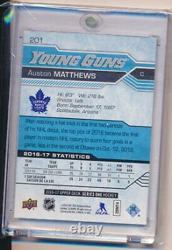 2016 Young Guns Auston Matthews Toronto Maple Leafs #201 Excellent condition