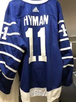 2017-18 Game Worn Toronto Arenas Maple Leafs Zach Hyman Used Jersey SH Assist