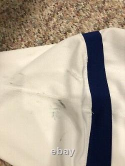 2017-18 Toronto Maple Leafs Road Set 2 Zach Hyman Game Worn Used Adidas Jersey