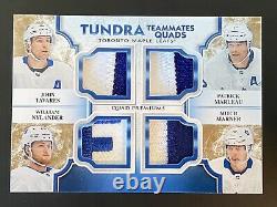 2019-20 Artifacts Tundra Teammates Quads Toronto Maple Leafs Marner Nylander /10