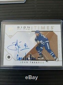 2019-20 SP Authentic John Tavares Sign of the time 2018-19 CANADA BORN