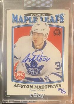 2019-20 Upper Deck Buybacks Auston Matthews OPC Rookie Auto /15 Maple Leafs