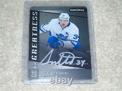2020-21 UD Synergy Auston Matthews Cast for Greatness Black Metal Auto E-Pack