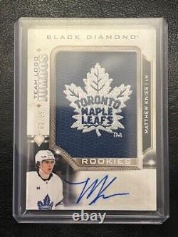 2023-24 Upper Deck Black Diamond Logo Jumbos Rookies Auto Matthew Knies 63/99