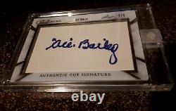 ACE BAILEY 17/18 Leaf Pearl Cut Signature Autograph Auto Signed Card #d 4/6 RARE