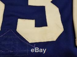 AL IAFRATE 84'85 86'87 ROOKIE Blue Toronto Maple Leafs Game Worn Used Jersey