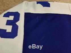 AL IAFRATE 84'85 86'87 ROOKIE Blue Toronto Maple Leafs Game Worn Used Jersey