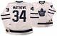 Auston Matthews Autographed 2016 #1 Pick Maple Leafs Jersey Fanatics Le 34