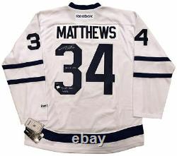 AUSTON MATTHEWS Autographed 2016 #1 Pick Maple Leafs Jersey FANATICS LE 34