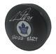 Auston Matthews Autographed 2022 Hart Maple Leafs Logo Puck Fanatics