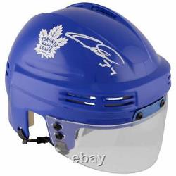 AUSTON MATTHEWS Autographed Toronto Maple Leafs Mini Helmet FANATICS