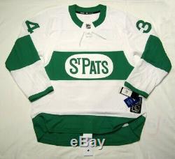 AUSTON MATTHEWS size 46 Small Toronto ST PATS Adidas NHL Authentic Hockey Jersey