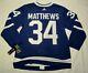Auston Matthews Size 50 = Medium Toronto Maple Leafs Adidas Jersey Pro Custom