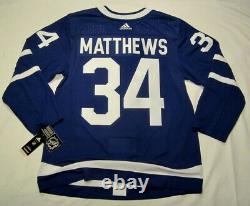 AUSTON MATTHEWS size 52 = Large Toronto Maple Leafs ADIDAS Jersey PRO CUSTOM