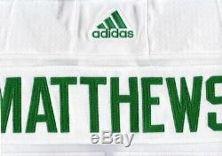 AUSTON MATTHEWS size 54 = XL Toronto ST PATS Adidas NHL Authentic Hockey Jersey