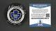Allan Stanley Signed Toronto Maple Leafs Official Game Puck Beckett Coa