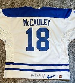 Alyn McCauley Nike Authentic Size 56 With Maple Leaf Gardens Size 56 NHL Jersey