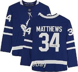 Aust Matthews Torto Maple Leafs Signed AssiStanton Captain Breakaway Jersey