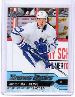Auston Matthews 2016-17 Upper Deck ROOKIE Young Guns #201 Toronto Maple Leafs