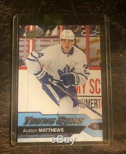 Auston Matthews 2016-17 Upper Deck Young Guns #201 Maple Leafs Rookie MINT