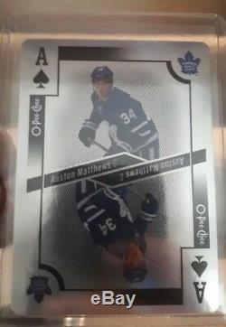 Auston Matthews 2017-18 O-pee-chee Playing Cards Ace Of Spades Foil Sp 11568