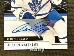 Auston Matthews 2018-19 Upper Deck SP Game Used Auto Autograph Maple Leafs