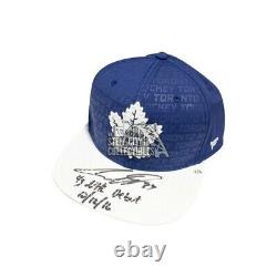 Auston Matthews 4G NHL Debut Autograph Toronto Maple Leafs Baseball Cap Fanatics